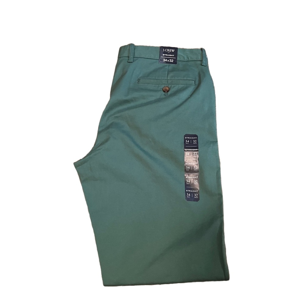 J. Crew Men's Green Pants size 34x32 new with tags.